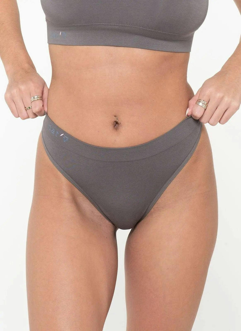 Cheeky Modal G-String Underwear - Slate
