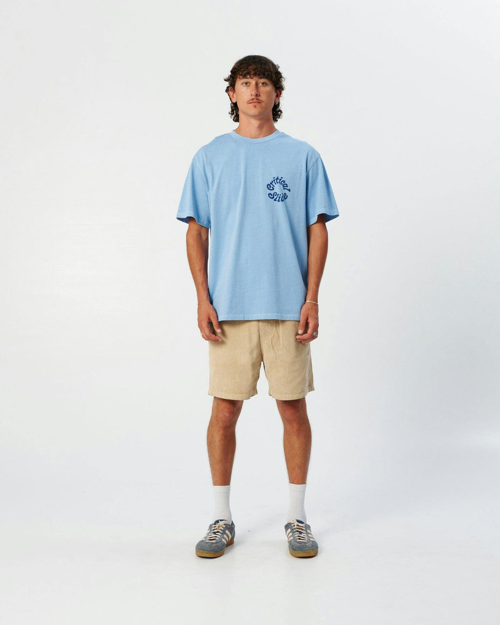 Critical Spiral Tee - Powder Blue