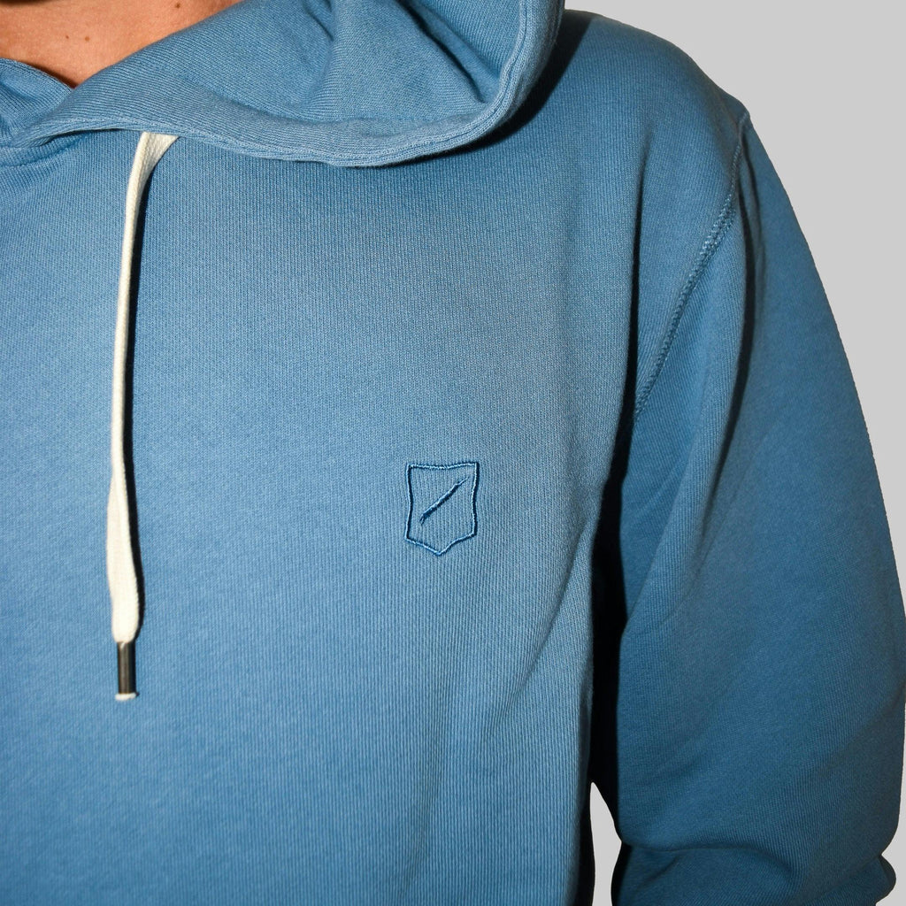 SHIELD CORE HOOD / STEEL BLUE