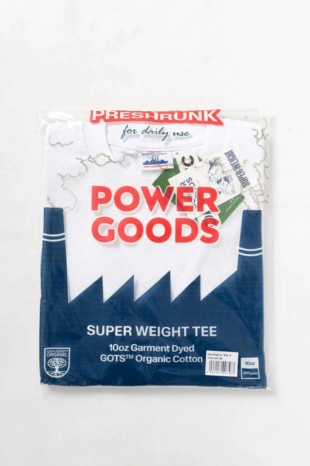 Power Goods Super Weight Tee in White
