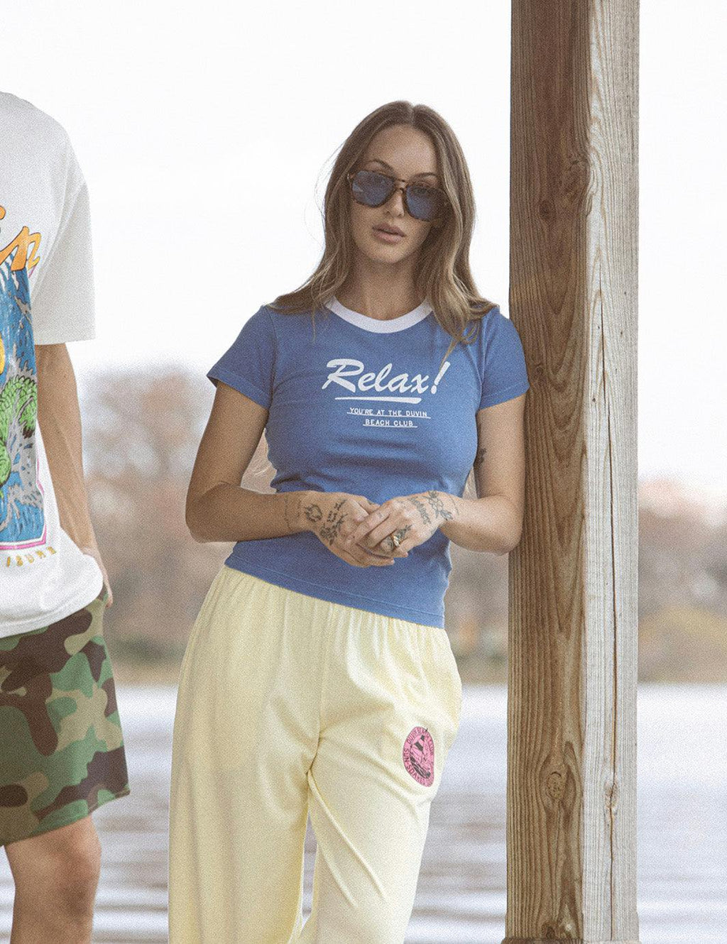 Souvenir Cotton Beach Pant - Butter