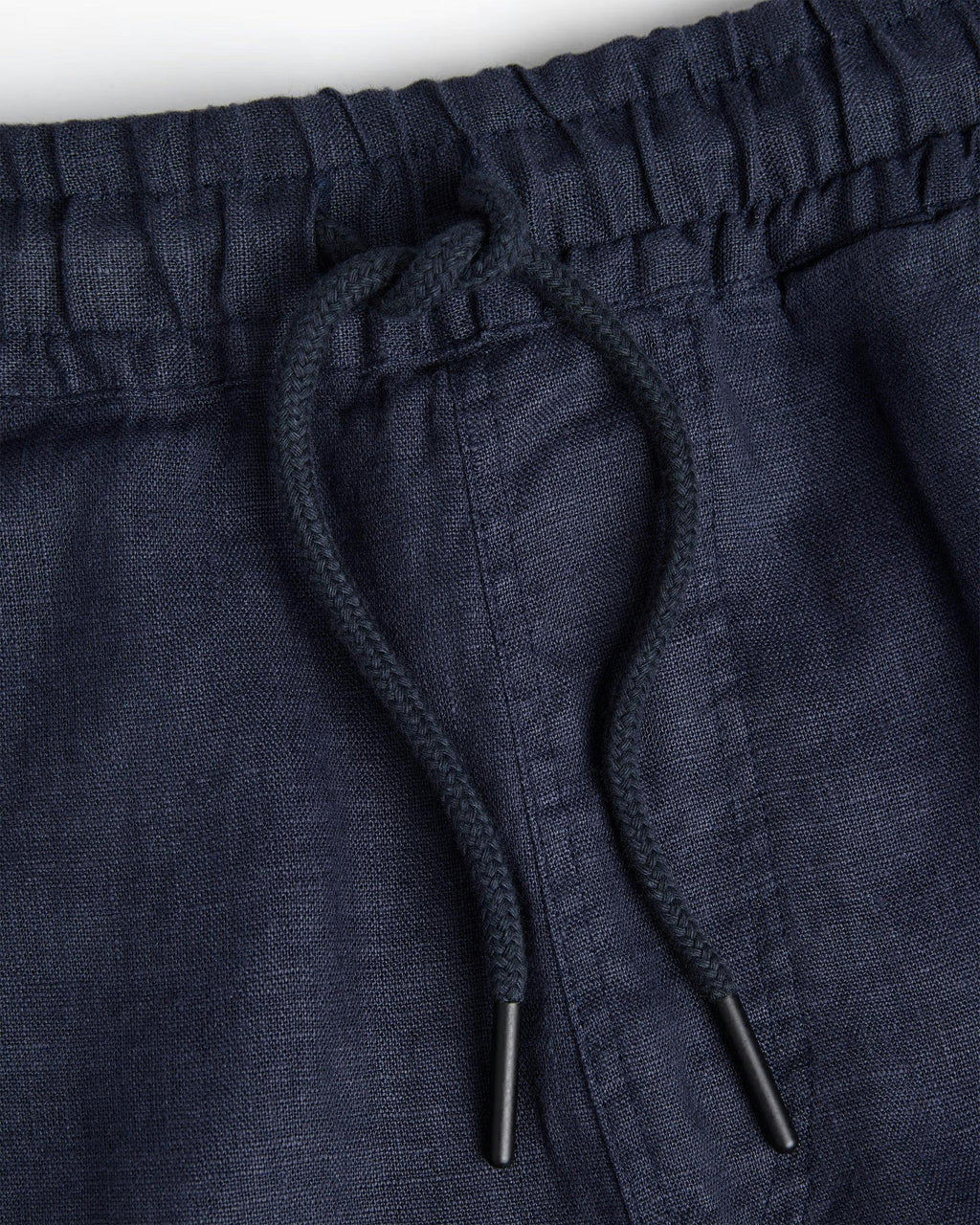 OAS Porto Linen Short in Navy