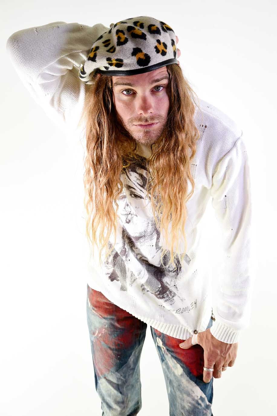 The Château Beret – Leopard Print Wool Beret