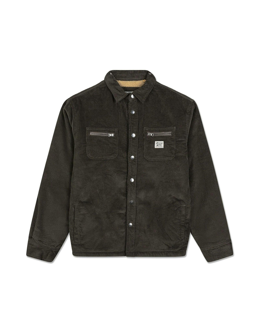 Zipped Cord Overshirt - Phantom