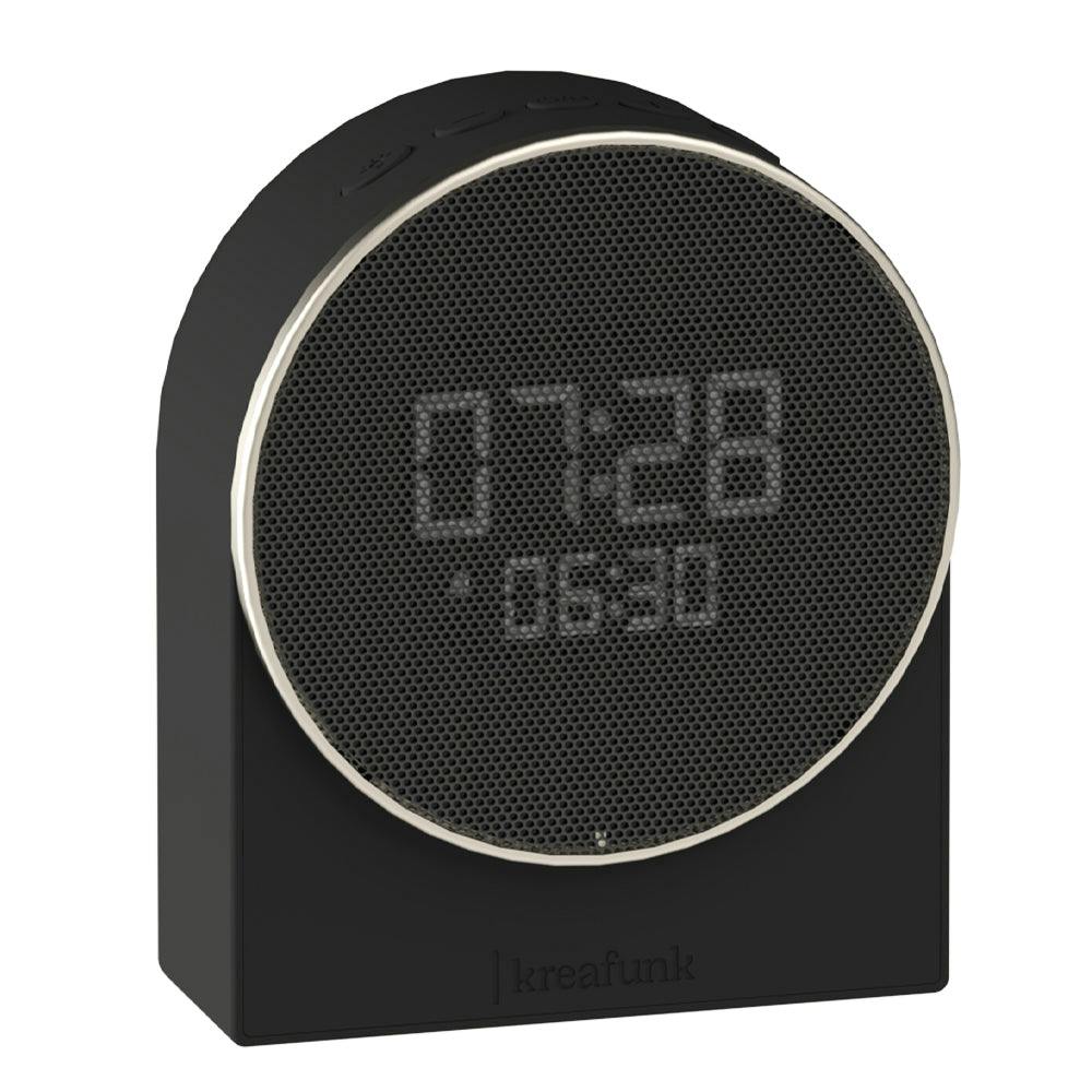 Kreafunk Ivy Alarm Clock W/ Bluetooth Speaker - Black