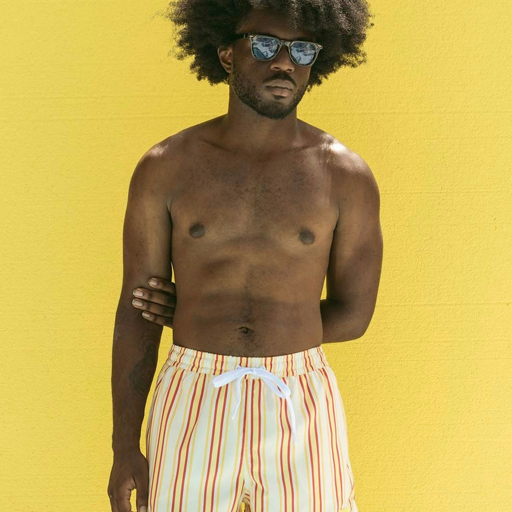 Stripe Swim Short