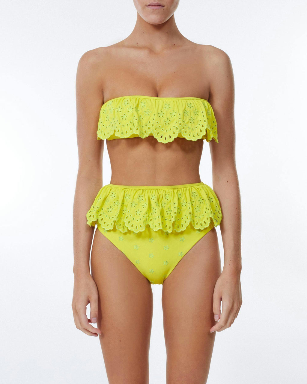 THE WAISTED FRILL PANT - BONITA