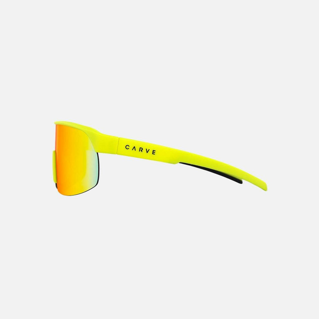 Velocity Junior - Matt Yellow Frame Grey Red Iridium Lens
