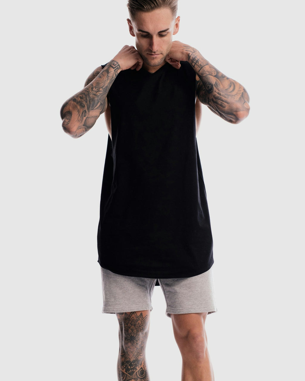Absent Curved Hem Tank