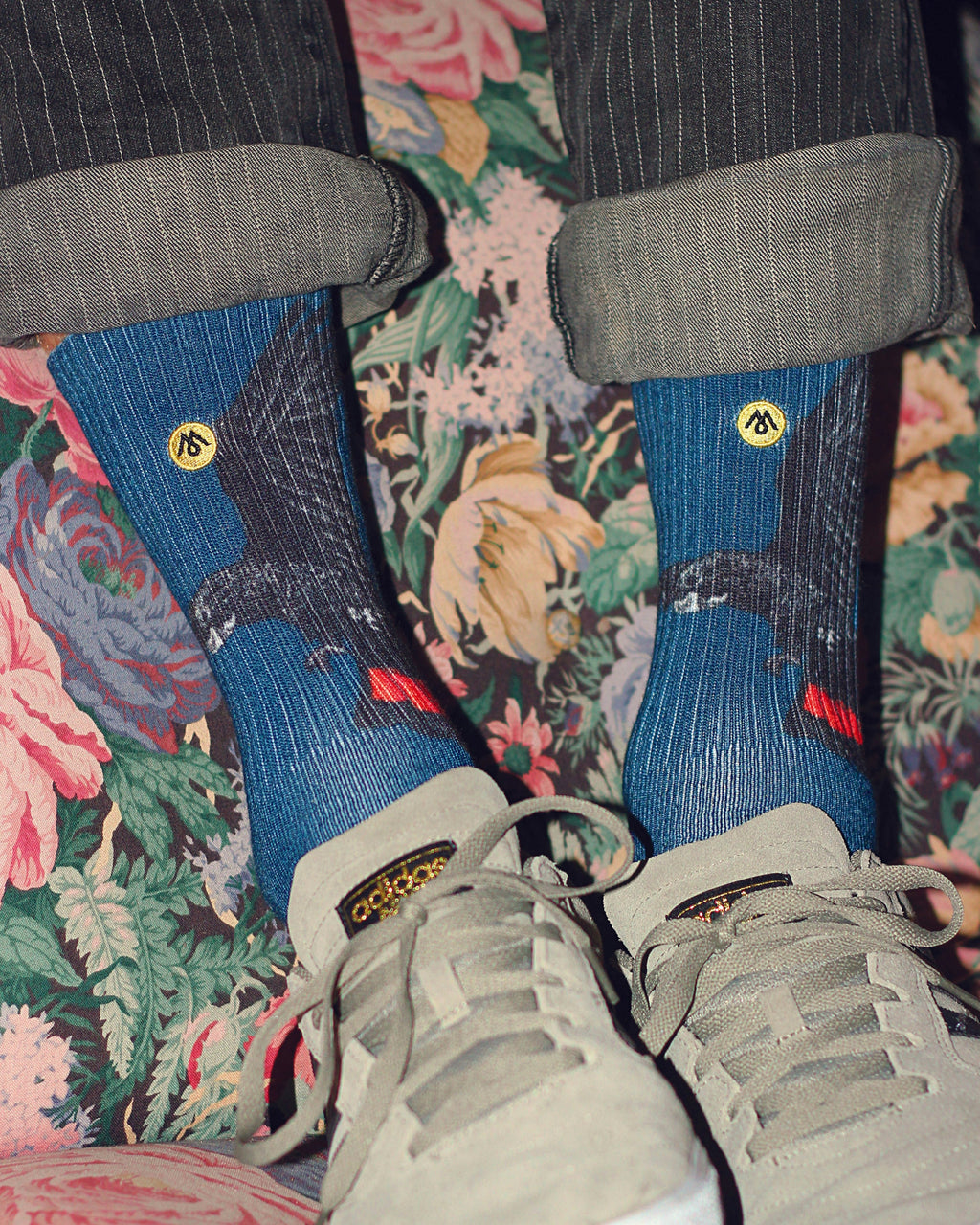 Mennie Socks – Red Tailed Black Cockatoo