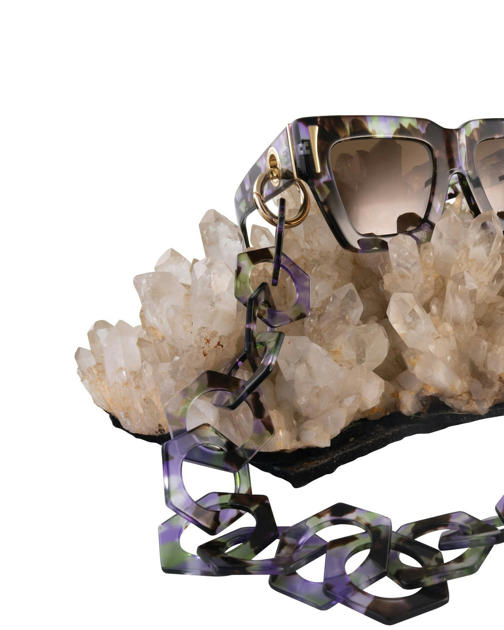 The Mischief - Moondust Sunglass | Amber Polarised Lenses