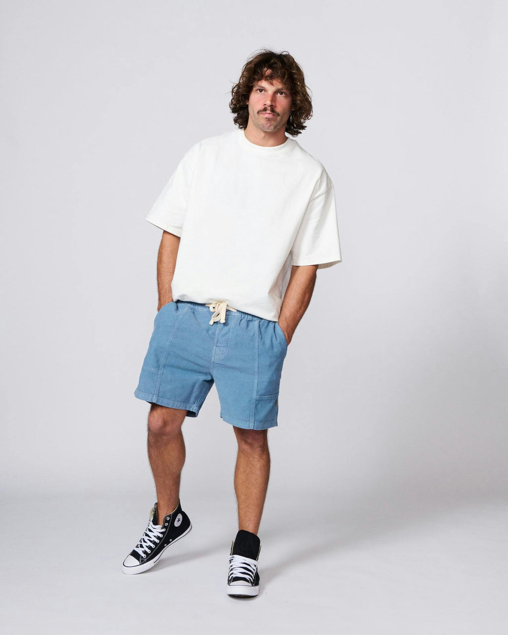 All Day Cord Walkshort - Powder Blue