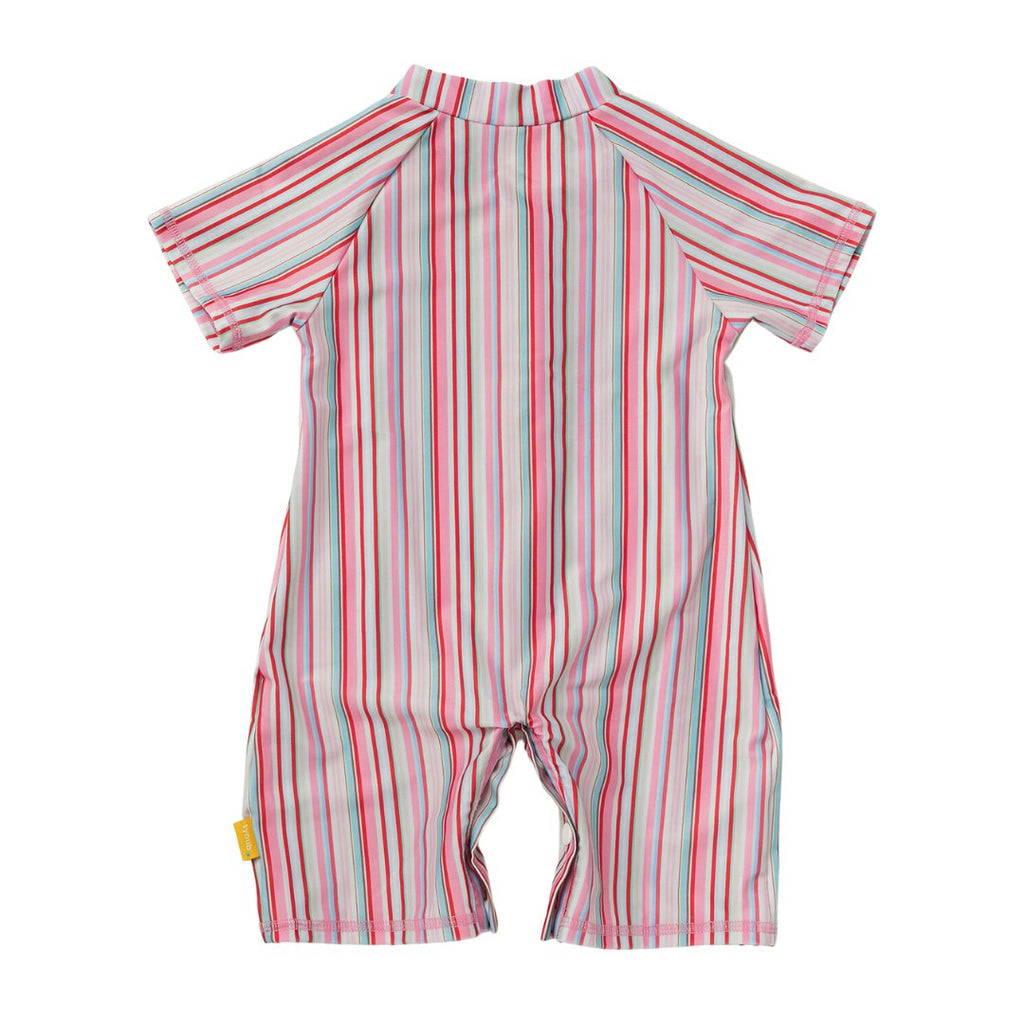 Tyoub Kids Short Sleeve Explorer Sunsuit Gelato Stripe