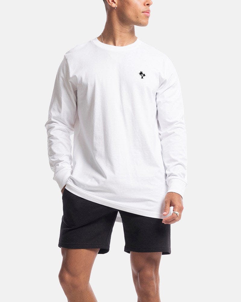 Palm Embroidery Long Sleeve Tee