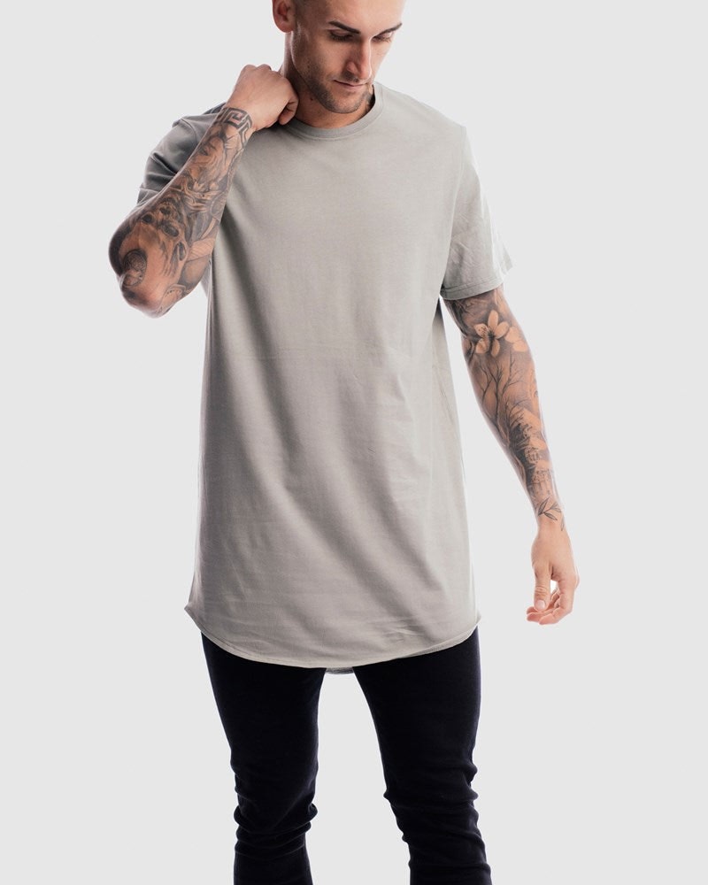 Absent Curved Hem Tee