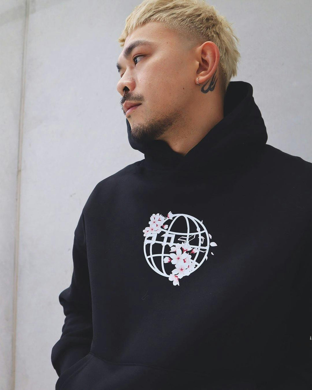 Blossom The World Hoodie // BLACK