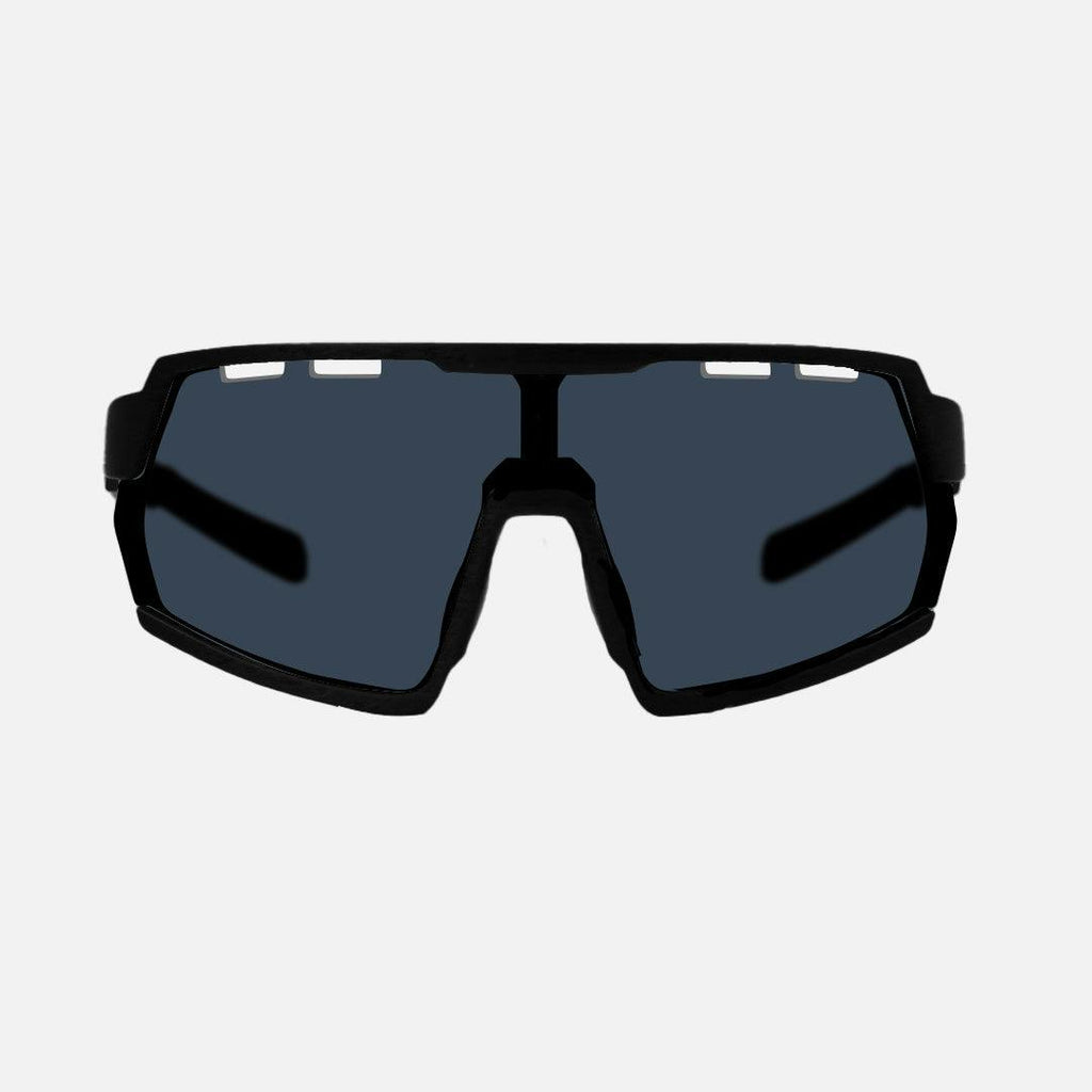 Legacy HD - Matte Black Rubber Frame, Grey Lens with Venting