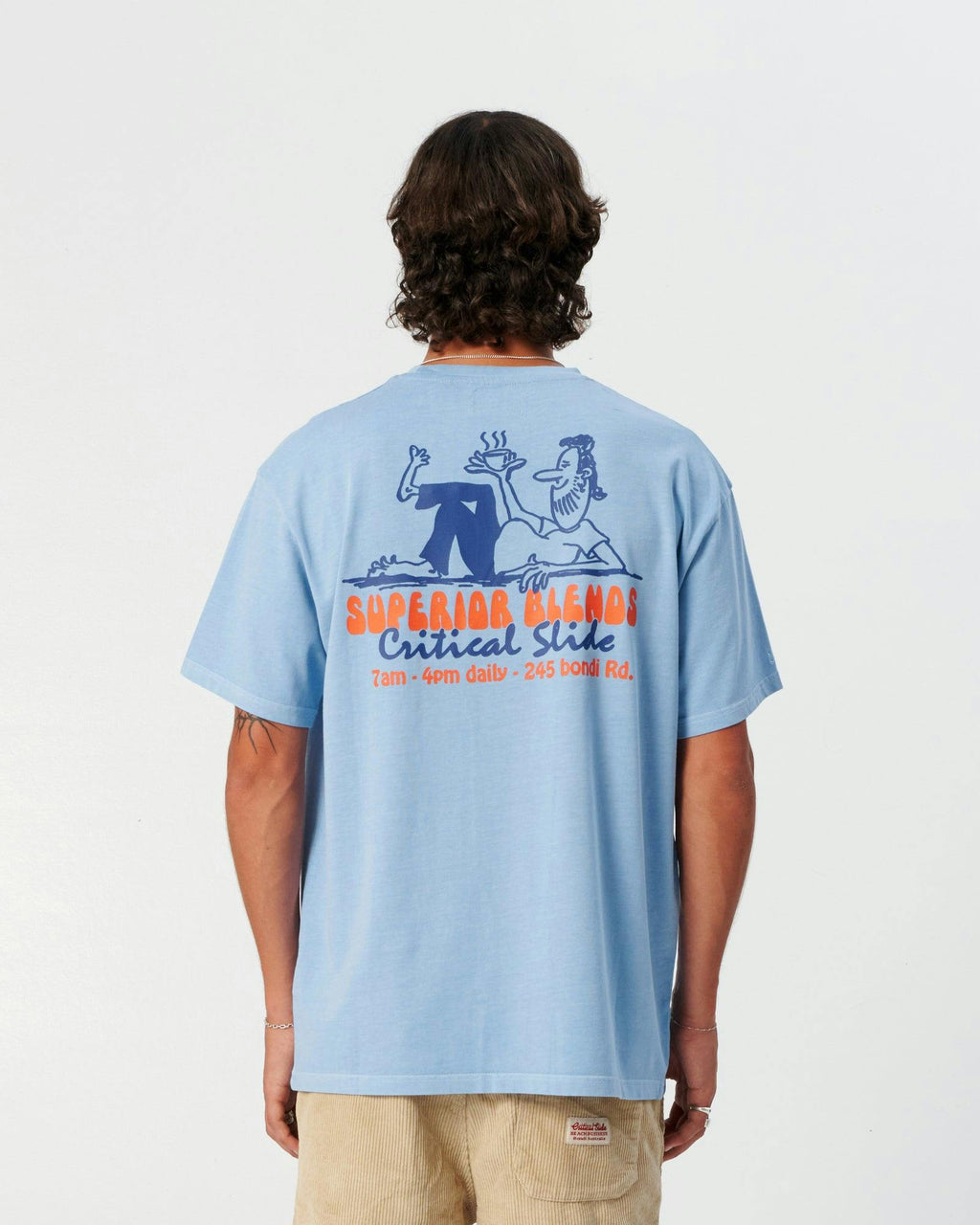 The Blends Tee - Powder Blue