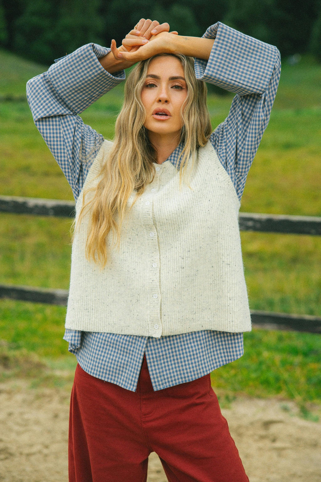Eternal Vest - Speckle Cream