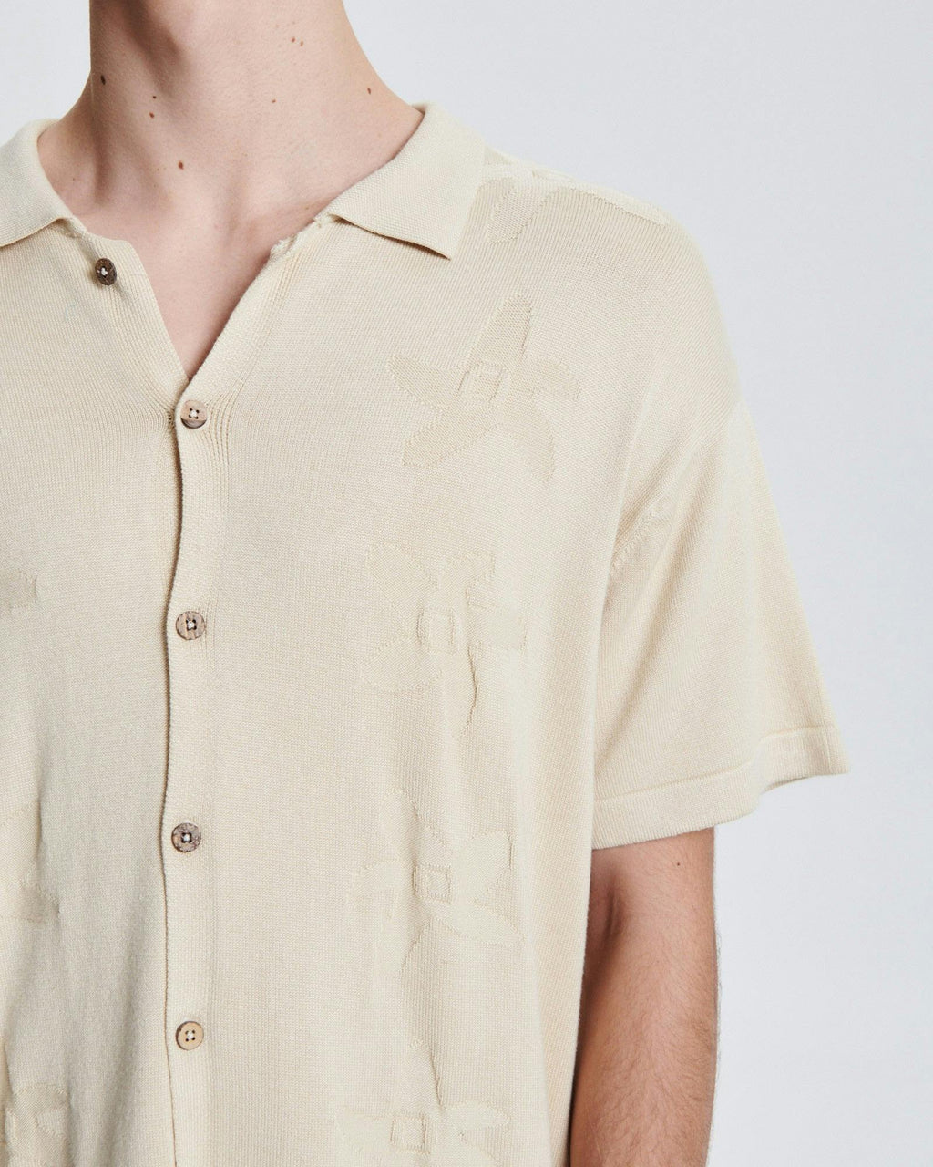 Seeker Polo Knit Shirt - Sand