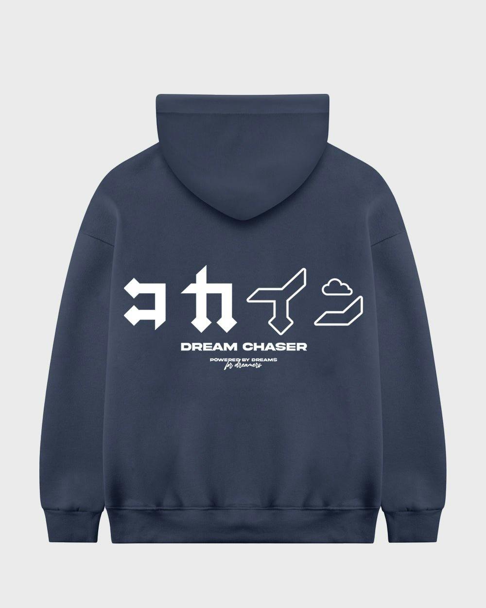 "Dream Chaser" Hoodie // Navy Denim