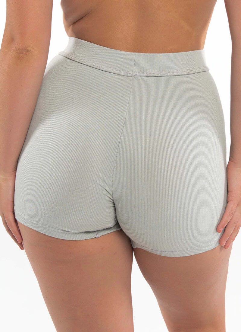 RIBBED BOXER - SAGE