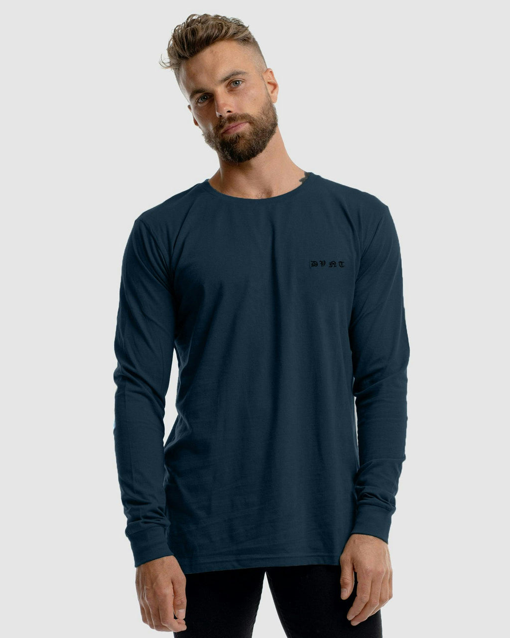 Saxon Embroidery Long Sleeve Tee