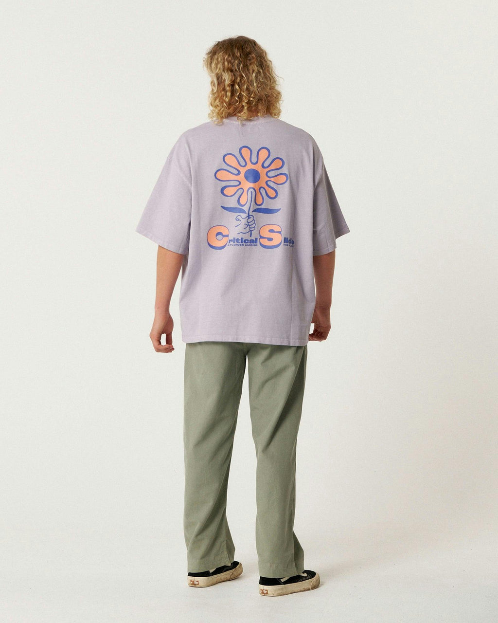 Power Tee - Washed Purple