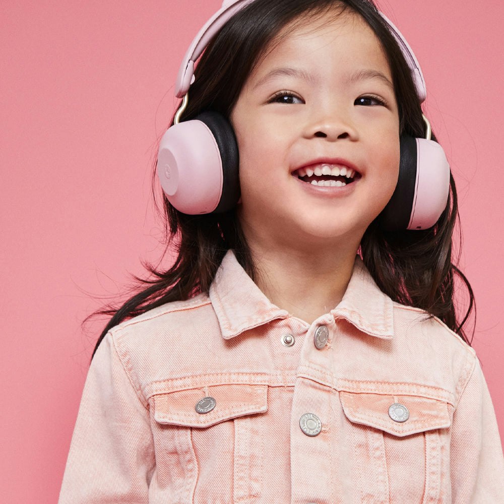 Kreafunk Kids Buzz Junior Bluetooth Headphones - Dusty Rose