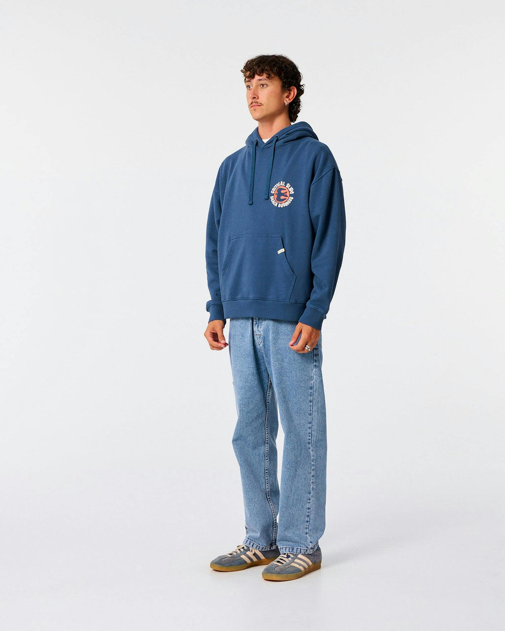 Seabird Hood - Worker Blue