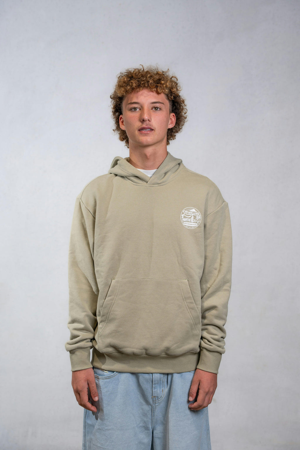 Mount Retro Hoodie - Washed Olive