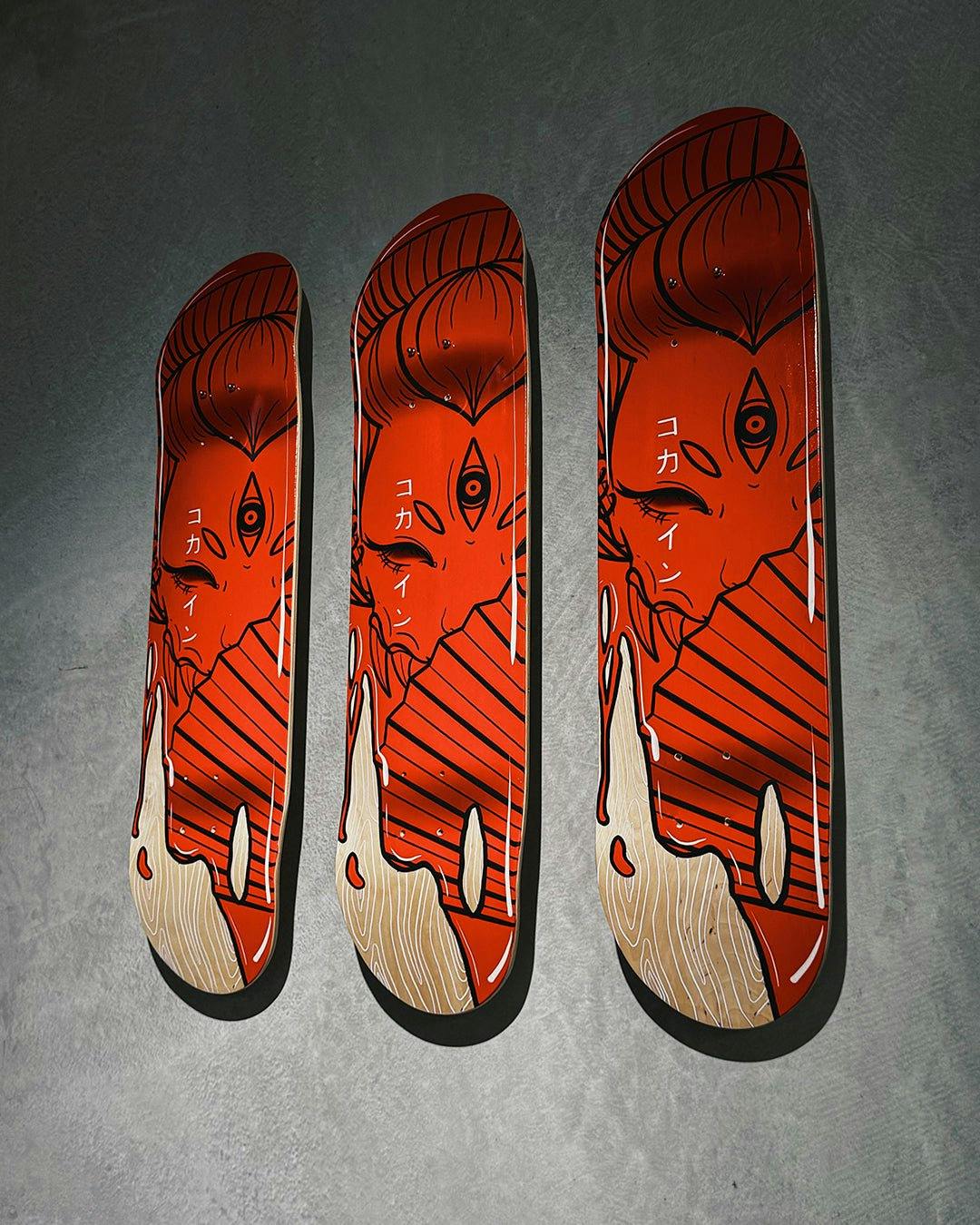 Skateboard Deck /// Geisha