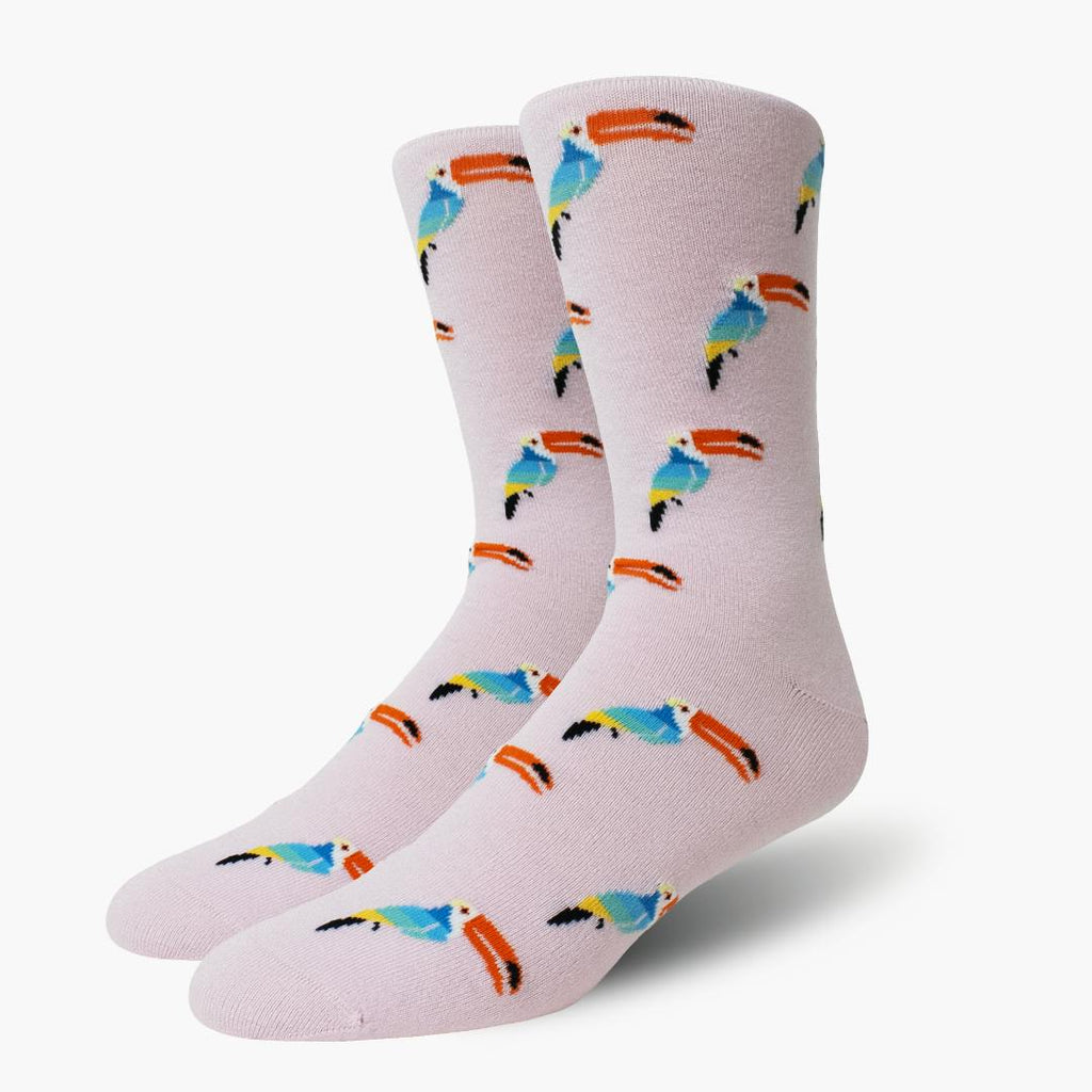Pink Tropical Toucans
