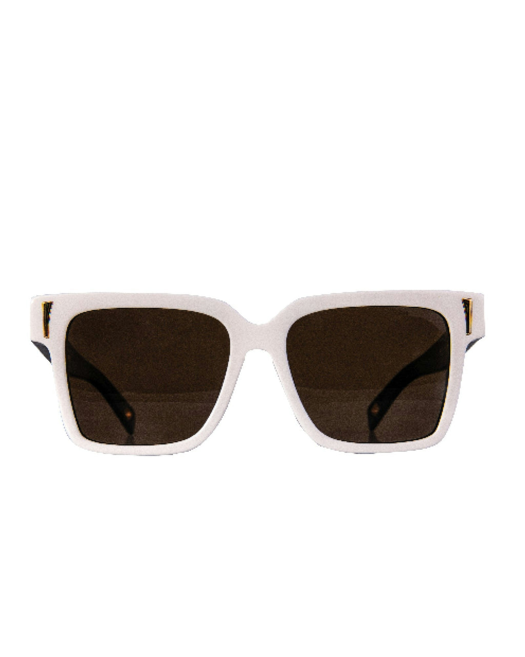 THE SOLAR FLARE – White on Black Sunglasses | Polarised Black Lenses