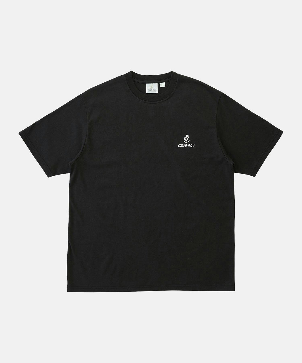 Gramicci One Point Logo Tee in Vintage Black