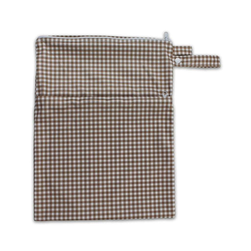 Tyoub Stay-dry Zip Wet Bag– Fawn Gingham