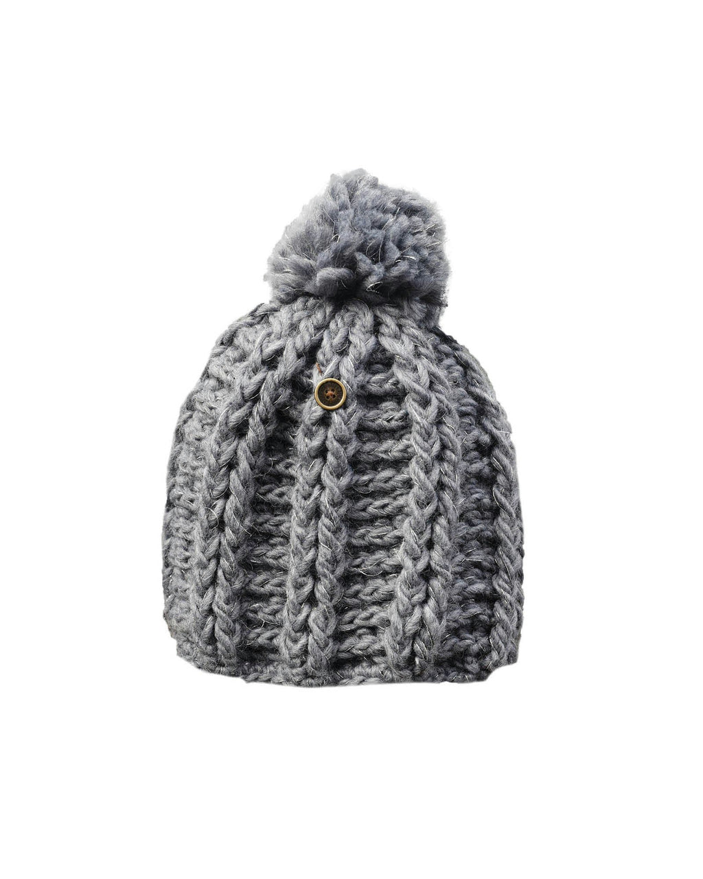 The Shooting Star  Beanie - Kids - Grey