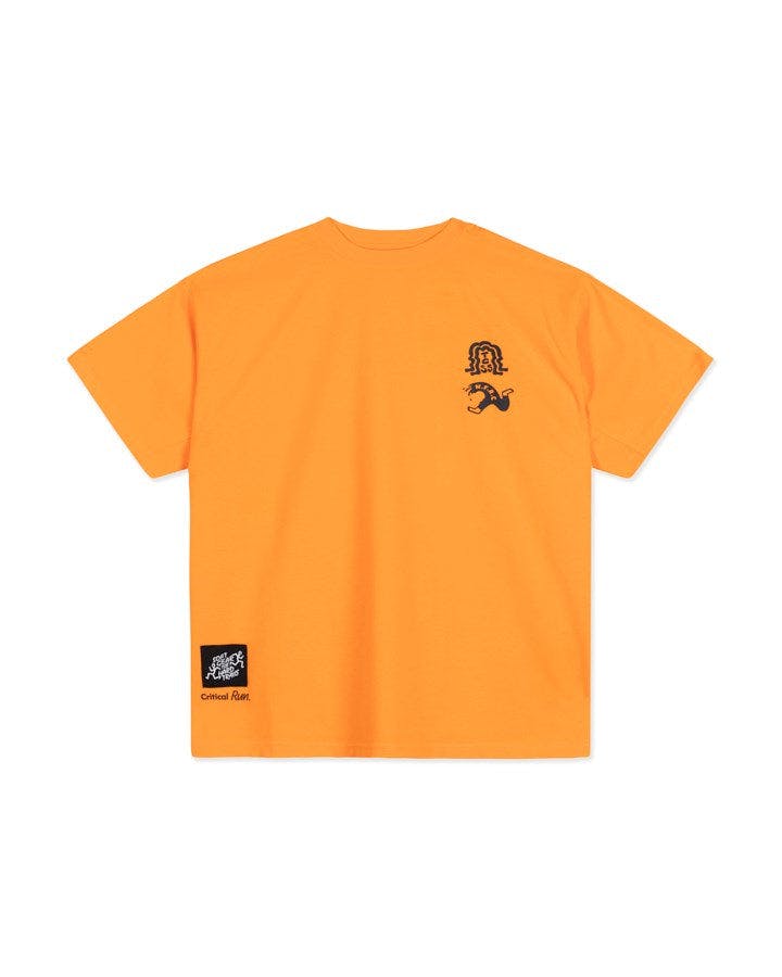 The Stacked Run Tee - Vintage White