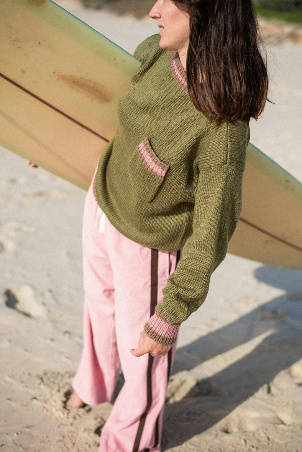 Khaki Knit Jumper