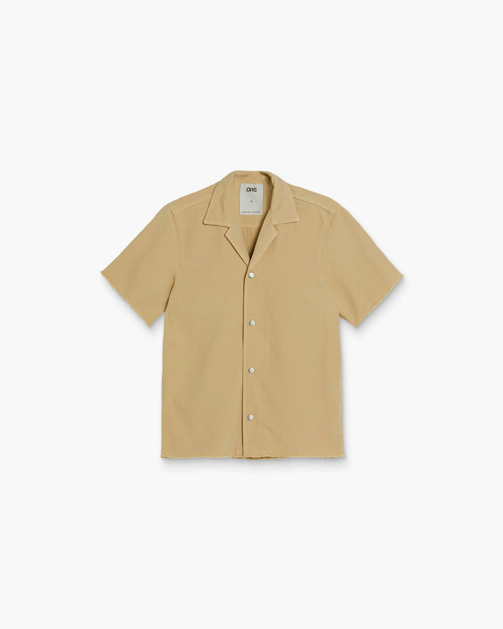 OAS Latte Bodega Cotton Canvas Shirt