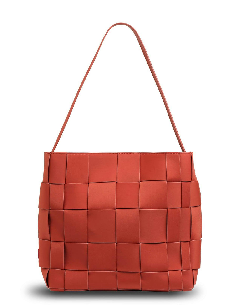 Prene | The Scarlett Bag (CHILLI RED) Woven Neoprene Everyday Shoulder Bag