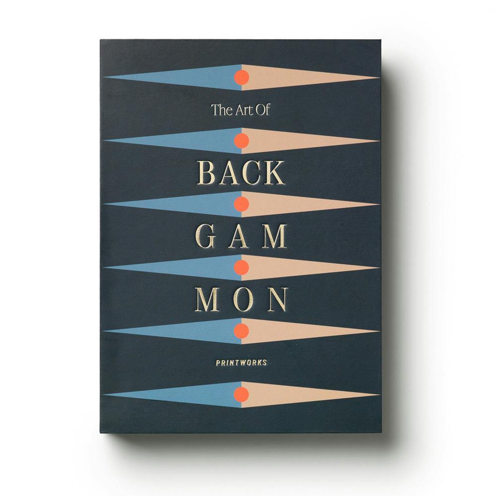 Printworks Classic Art of Backgammon-Anthracite Grey