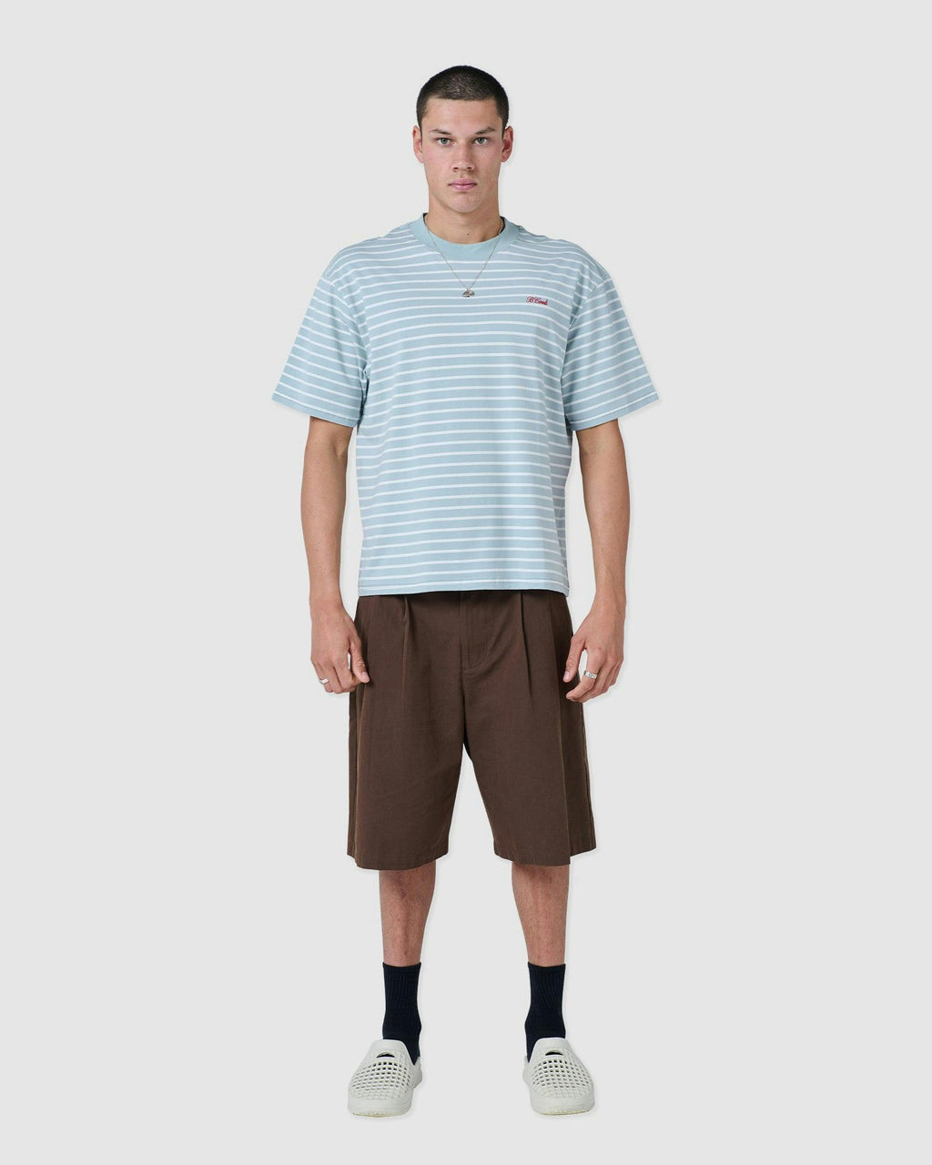 scribe t-shirt blue stripe