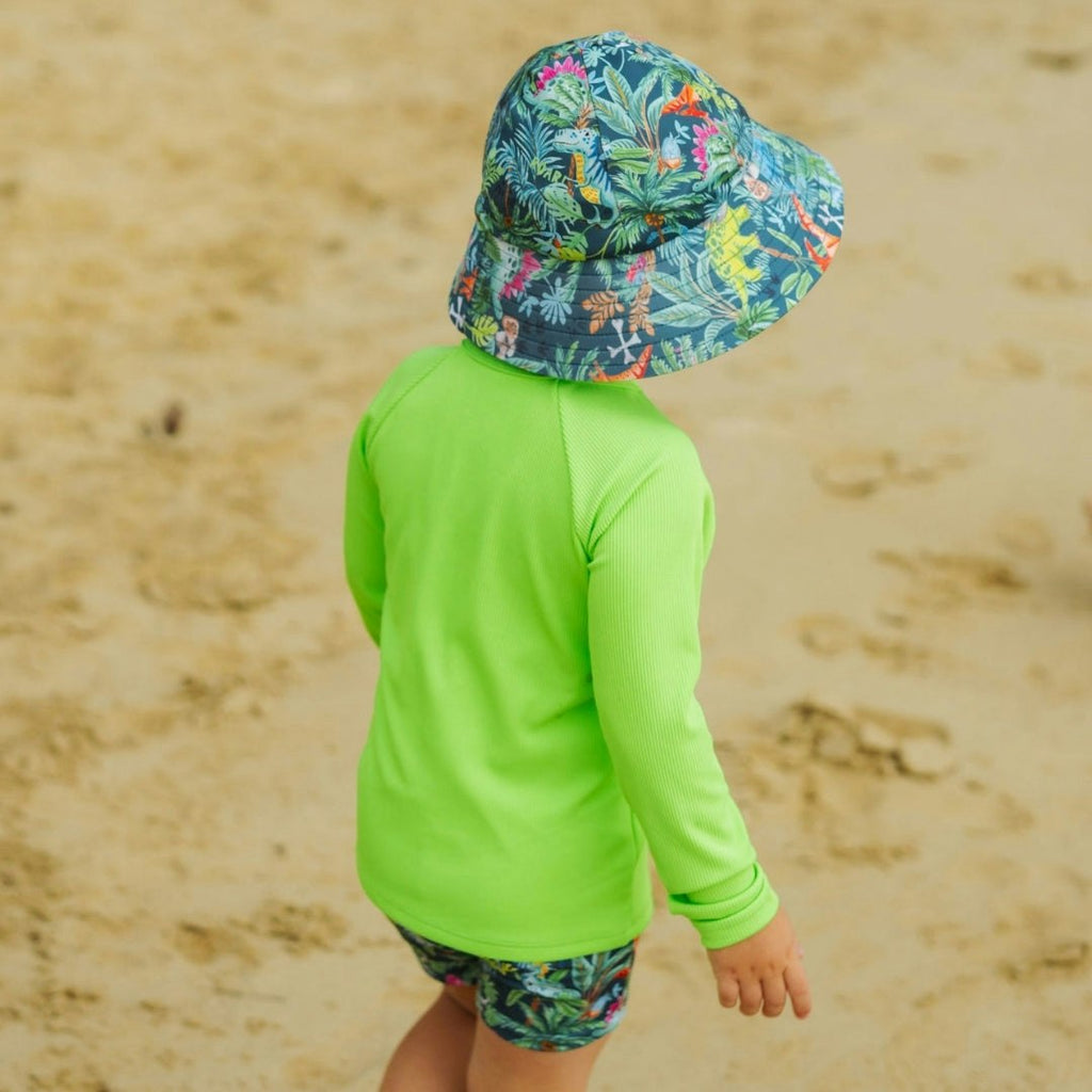 The Finn rashie - Lime (Rib)