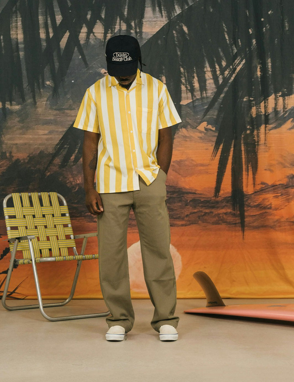 Travel Leisure Stretch Buttonup Yellow