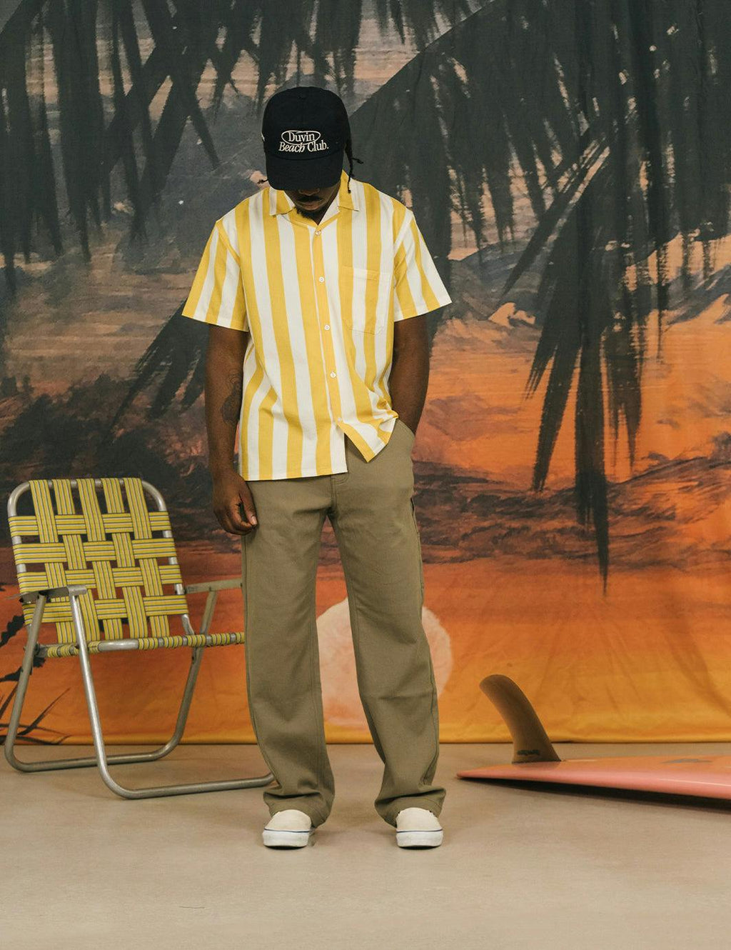 Travel Leisure Stretch Buttonup Yellow