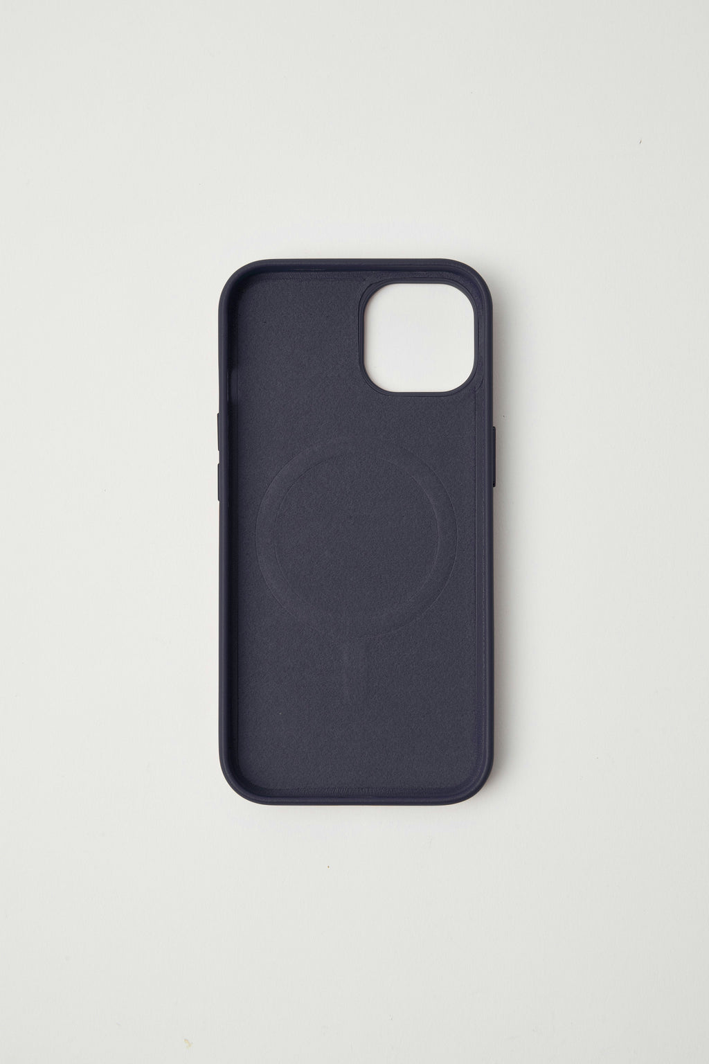 Vegan Leather iPhone 14 Case | Midnight