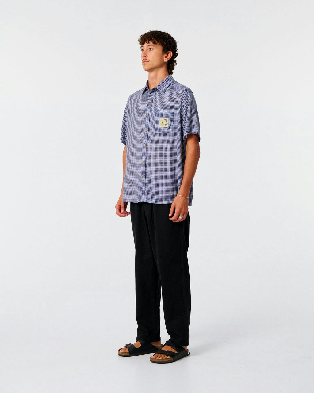 Wingnut Short Sleeve Shirt - Worker Blue