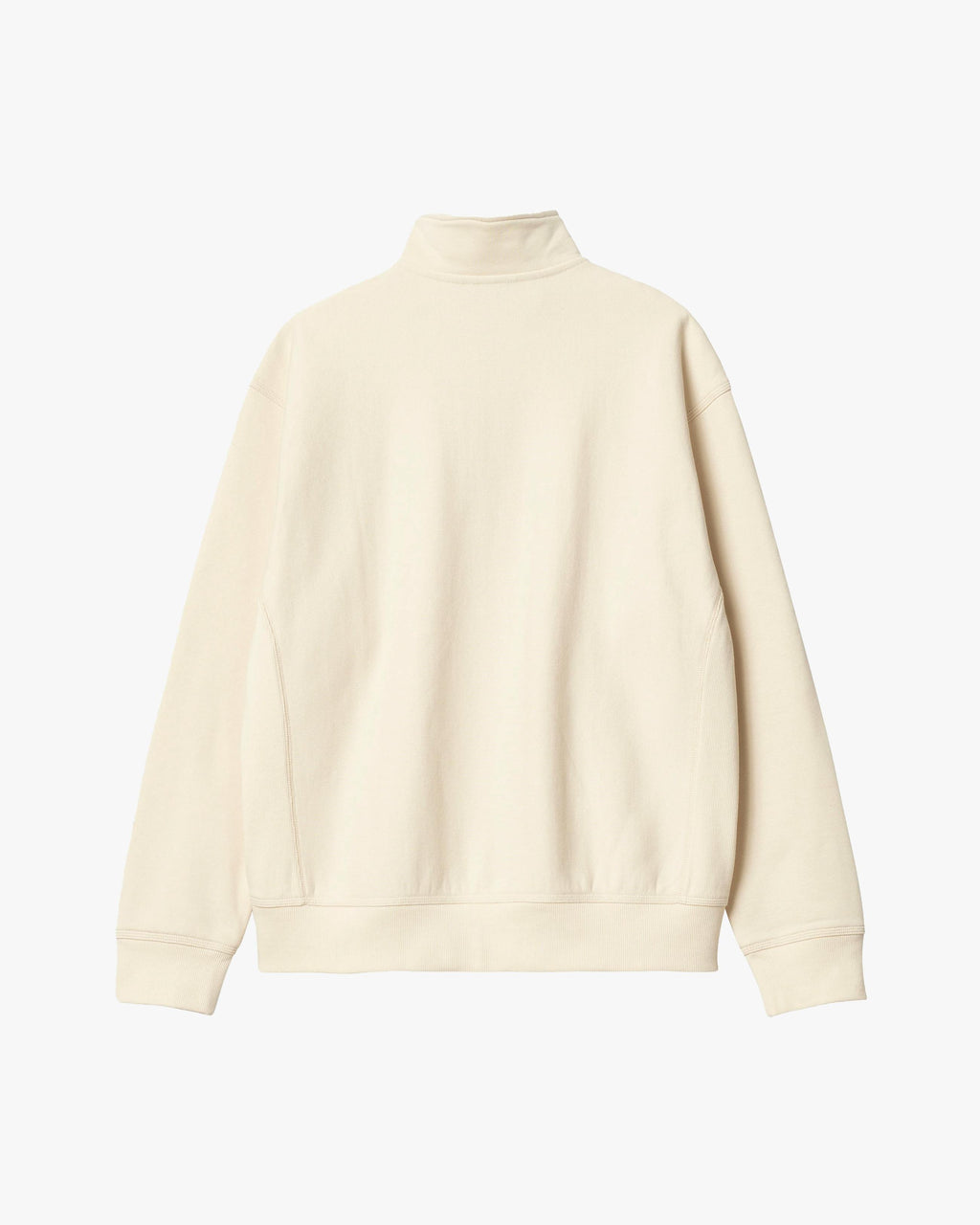 Carhartt WIP Half Zip American Script Sweat in Natural