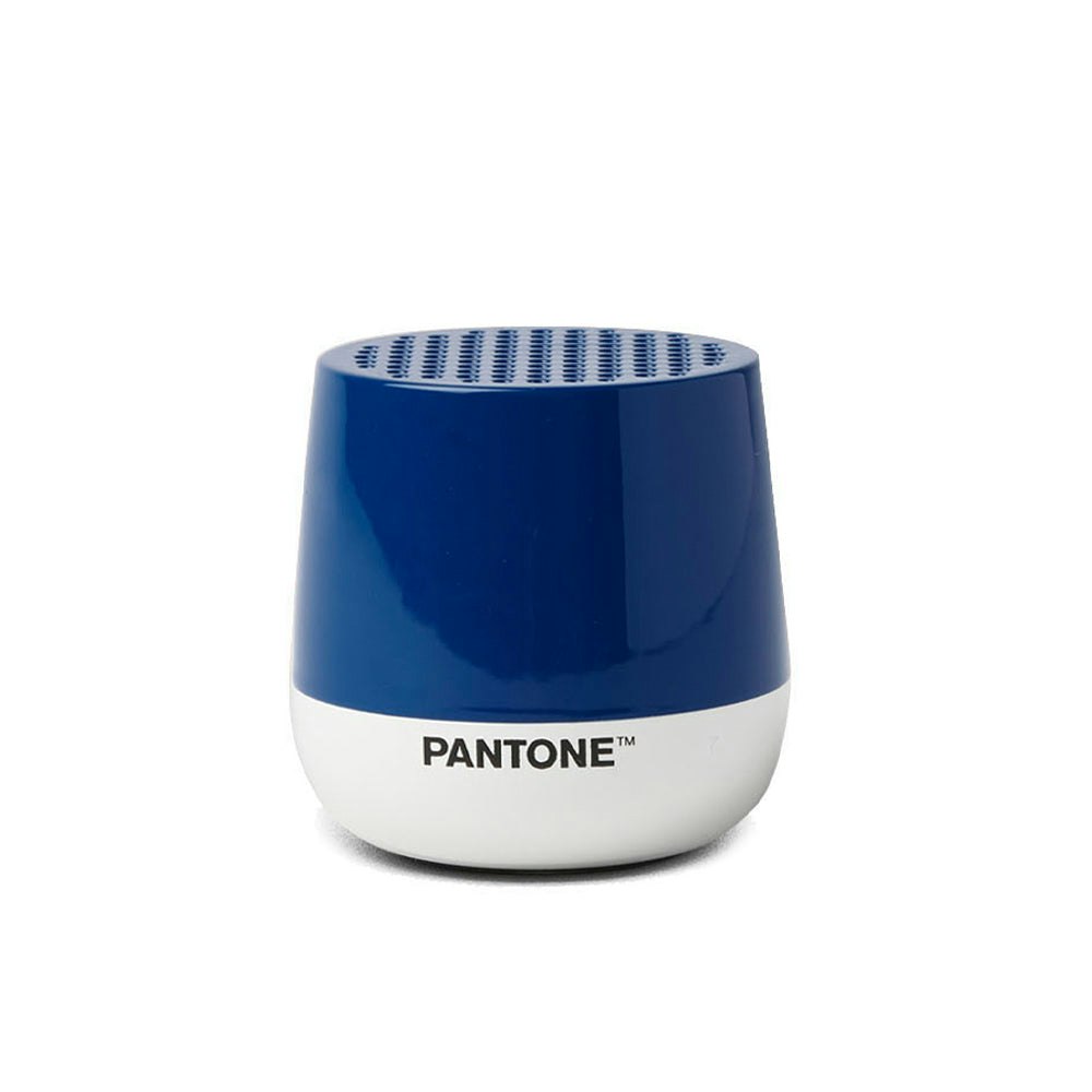 Lexon GIFT Set PANTONE - Includes Mino+ Mini Speaker, Flip Classic Clock, Mina M Lamp, Thykho 3  Speaker - Classic Blue